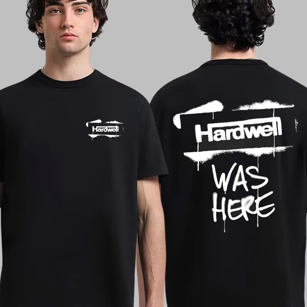 Men Accessories Gadgets - Hardwell – Kurzarm-T-Shirt aus reiner Baumwolle