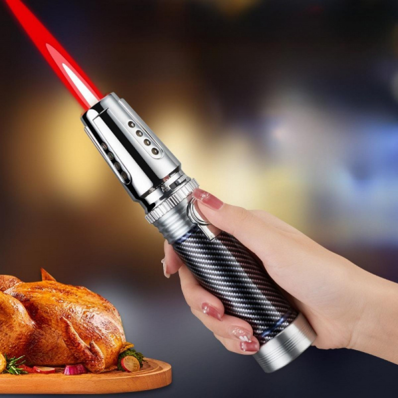 Lighter Windproof - Multifunktionales Metall-Taschenfeuerzeug, windfeste Jetflamme mit Sicherheitsverriegelung,