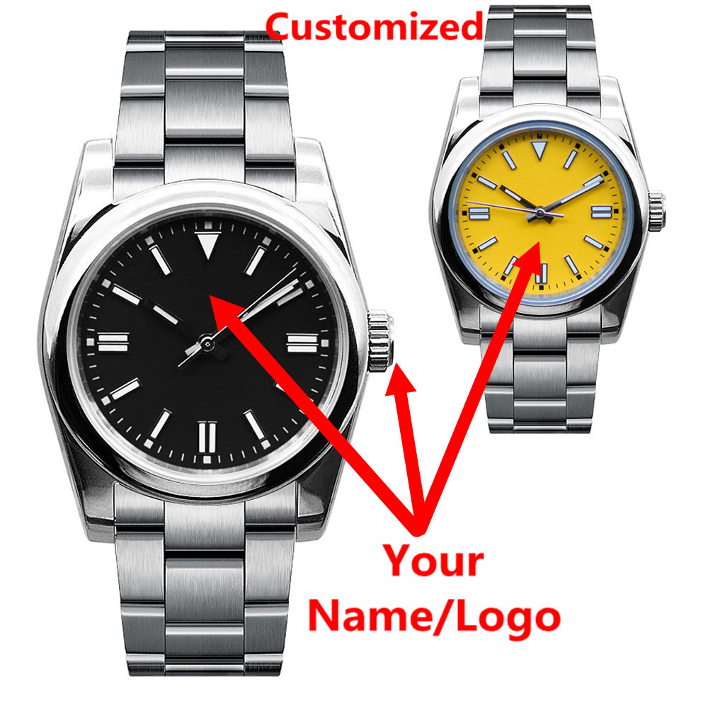 Men Accessories Jewellery - Herrenuhr mit individuellem Logo, Saphirglas, luxuriöse