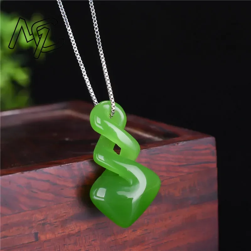 Natürliche Hetian Jade grüne F – Men'S Accessories Drop Shipping Bewertung und Preis