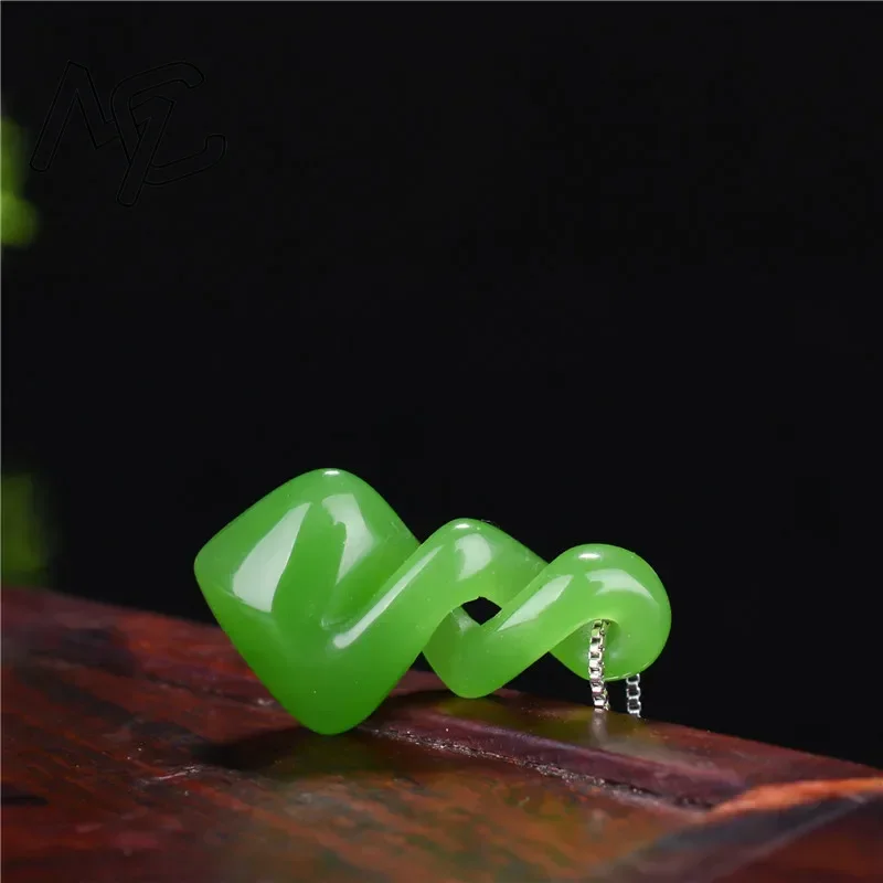 Natürliche Hetian Jade grüne F – Men'S Accessories Drop Shipping Bewertung und Preis