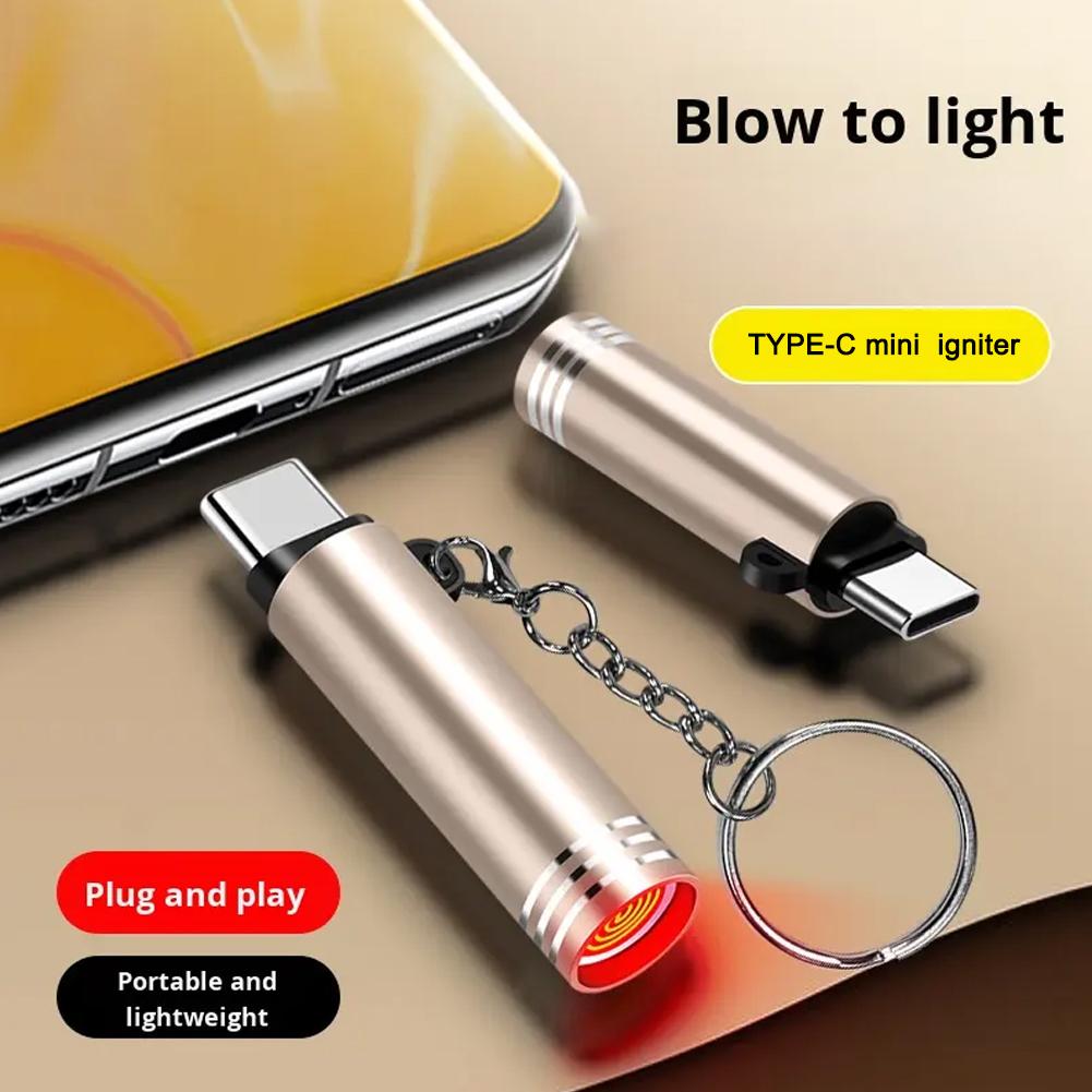 Typ-C-Mini-Feuerzeug, Blow to  – Lighter Windproof Bewertung und Preis