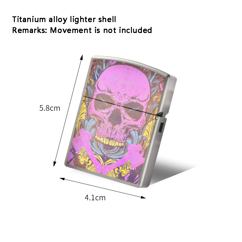 Rosa Totenkopf-Feuerzeughülle  – Lighter Windproof Bewertung und Preis