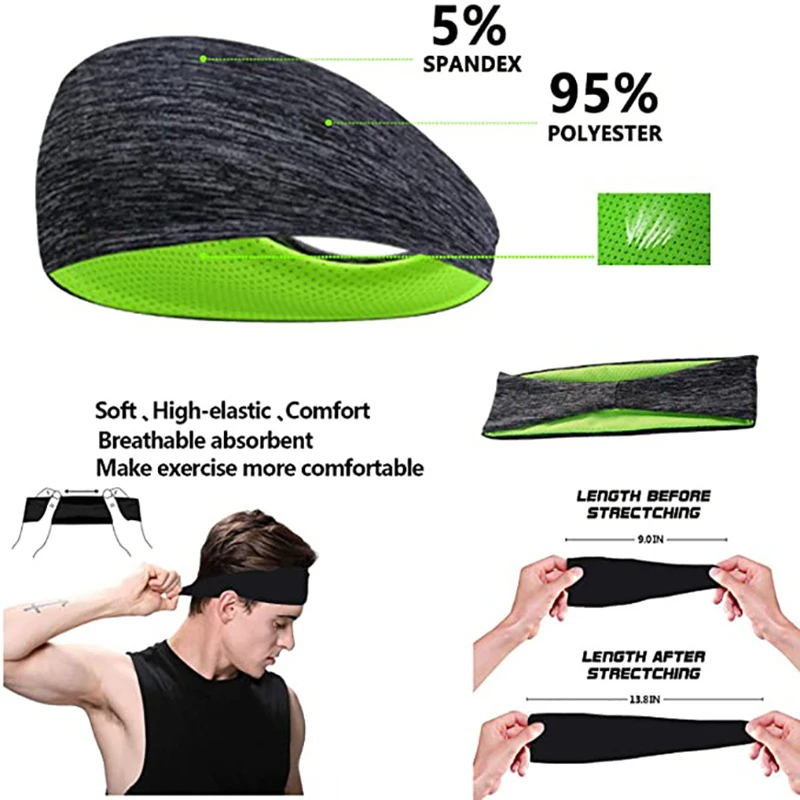 3PCS Schweißband für Männer Fr – Men'S Yoga Accessories Bewertung und Preis