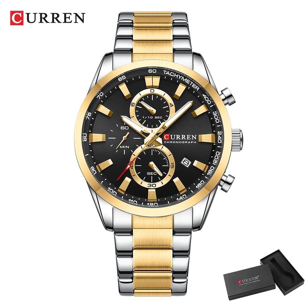 CURREN Casual Quarz Chrono Spo – Men Accessories Jewellery Bewertung und Preis