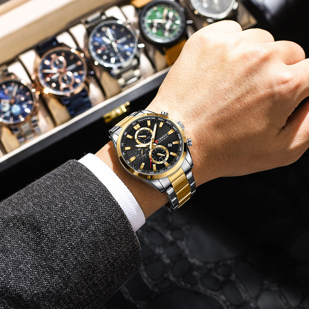 CURREN Casual Quarz Chrono Spo – Men Accessories Jewellery Bewertung und Preis