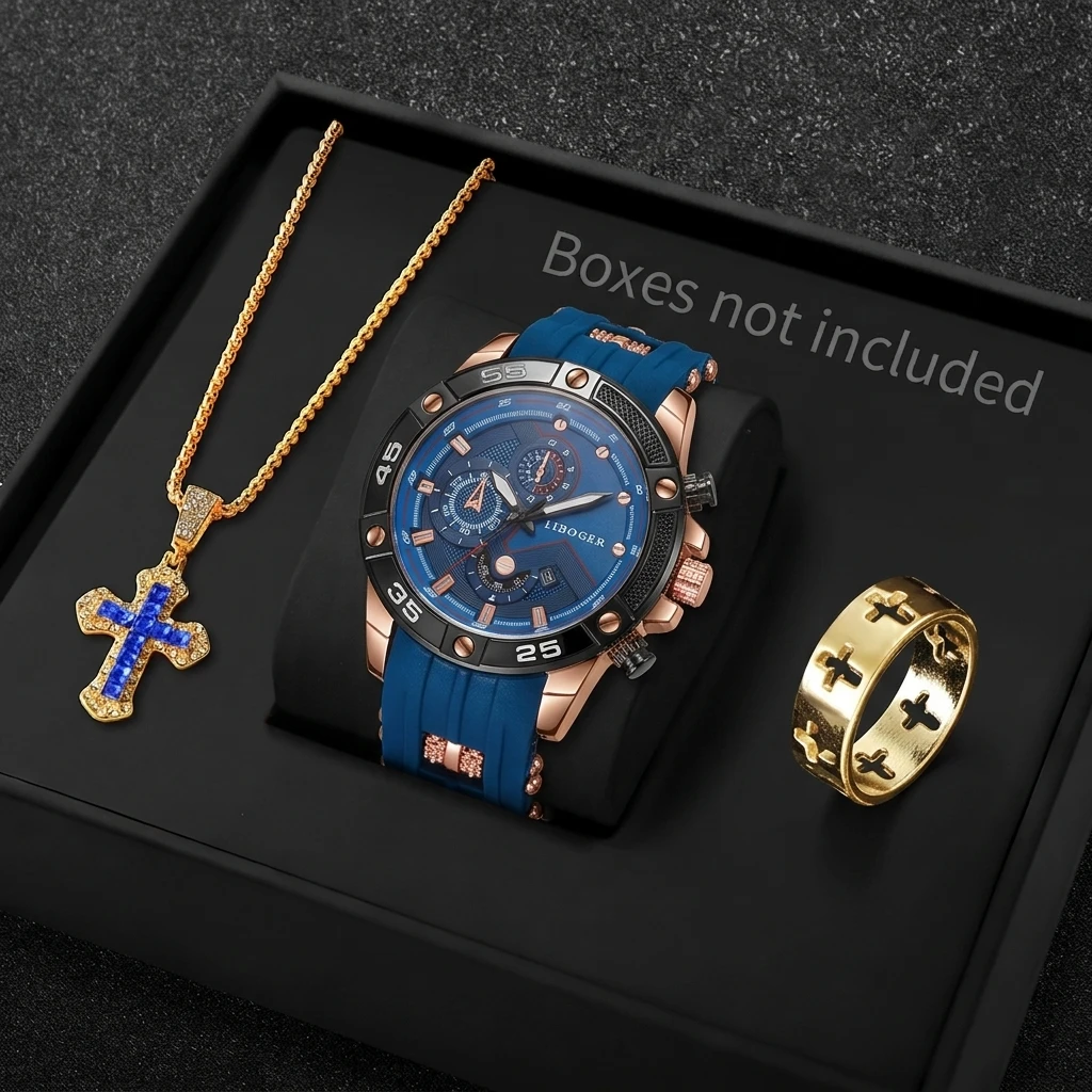 3-teiliges Modisches Herren-Sp – Men Accessories Gadgets Bewertung und Preis
